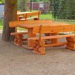 Neue Sitzbänke im Grünen Klassenzimmer